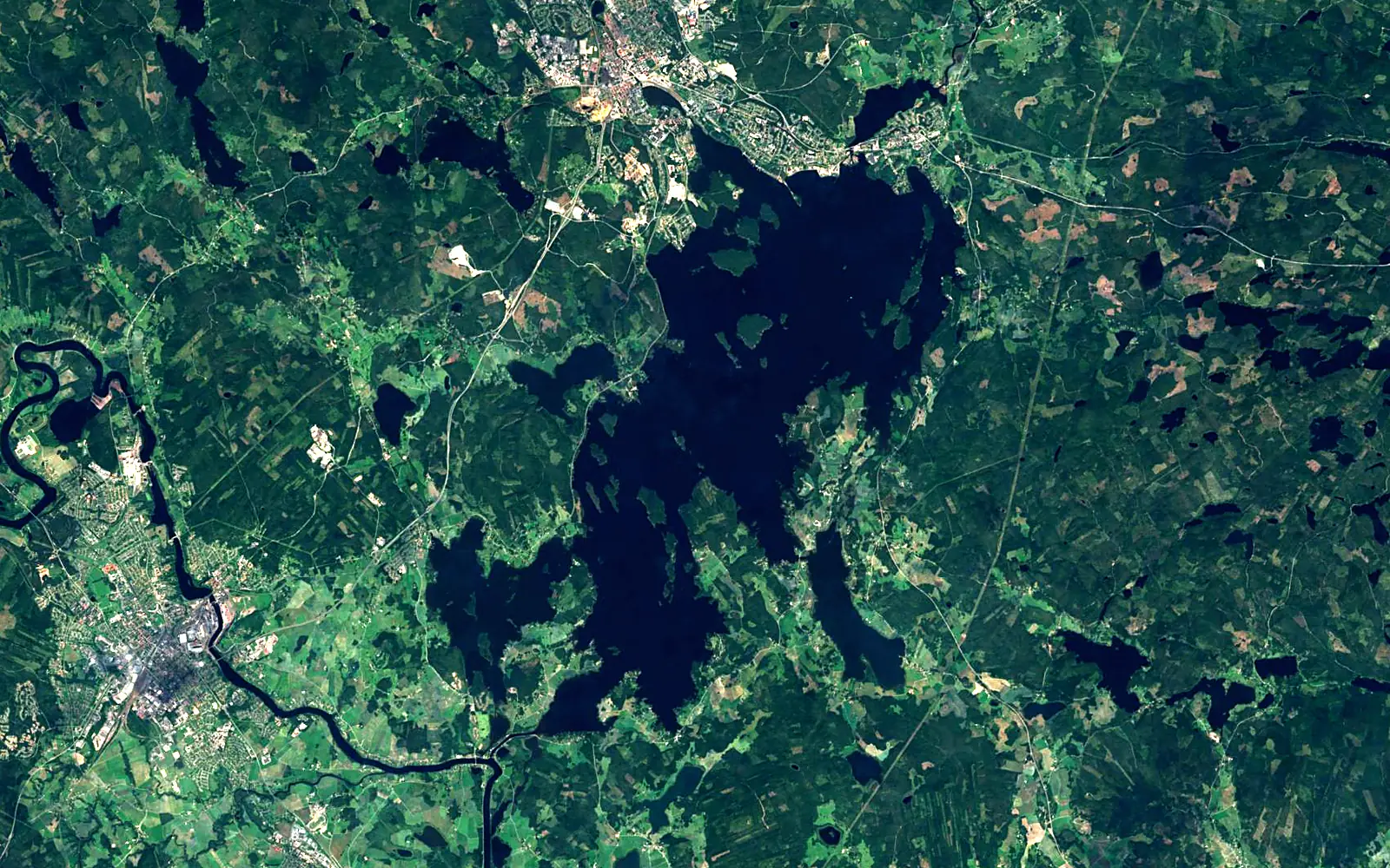 Runn seen from space (Sentinel-2)