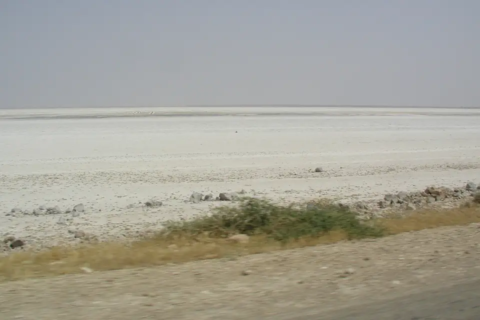 سبخة الجبول في الصيف