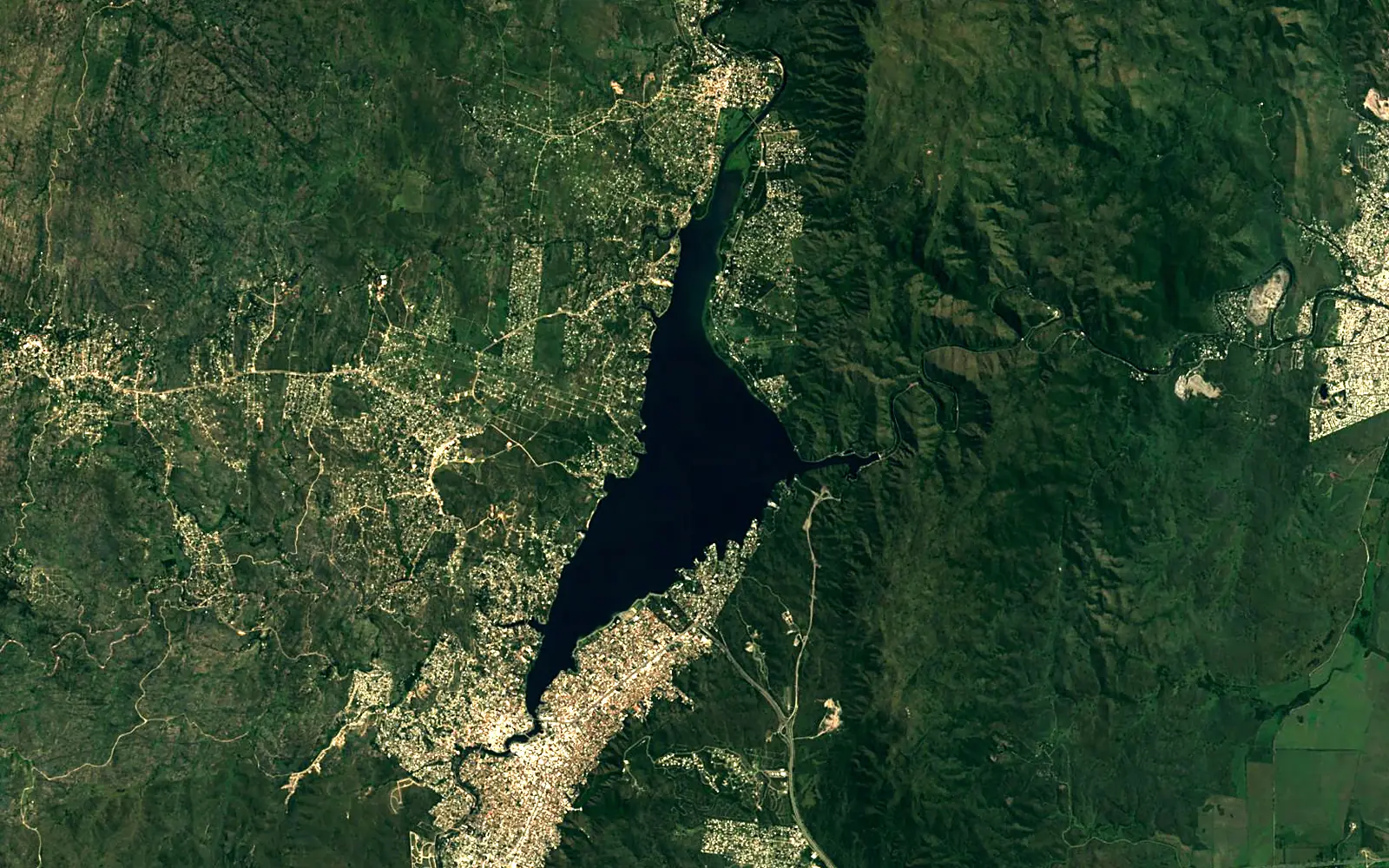 San Roque seen from space (Sentinel-2)