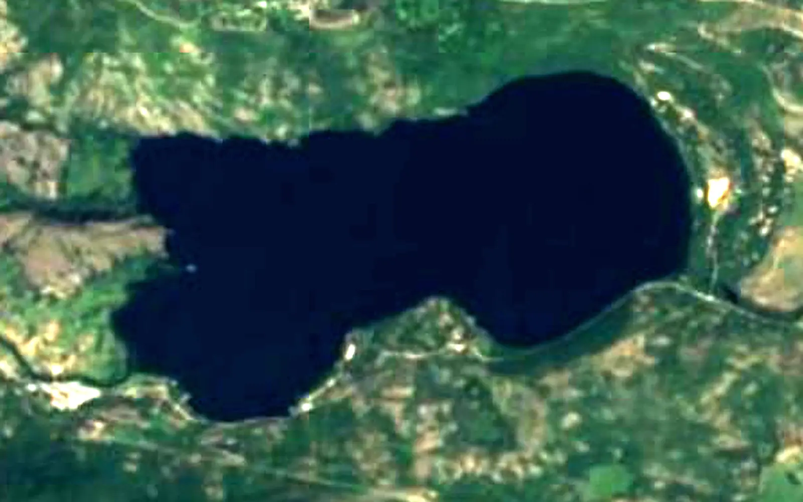 Sanabria Lake seen from space (Sentinel-2)