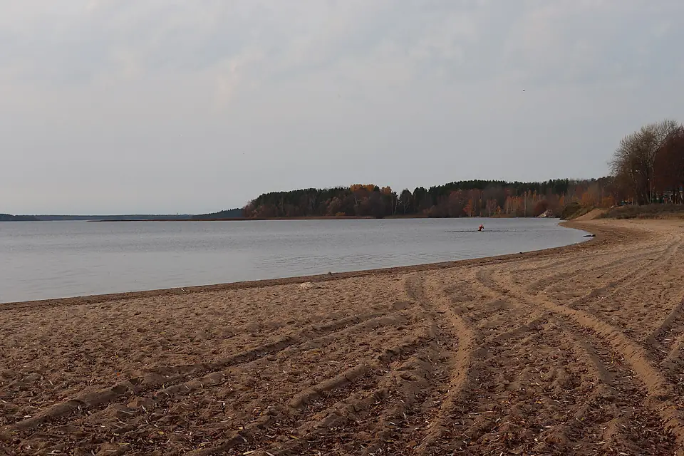 Beach in Ostashkov, Tver Oblast, RU