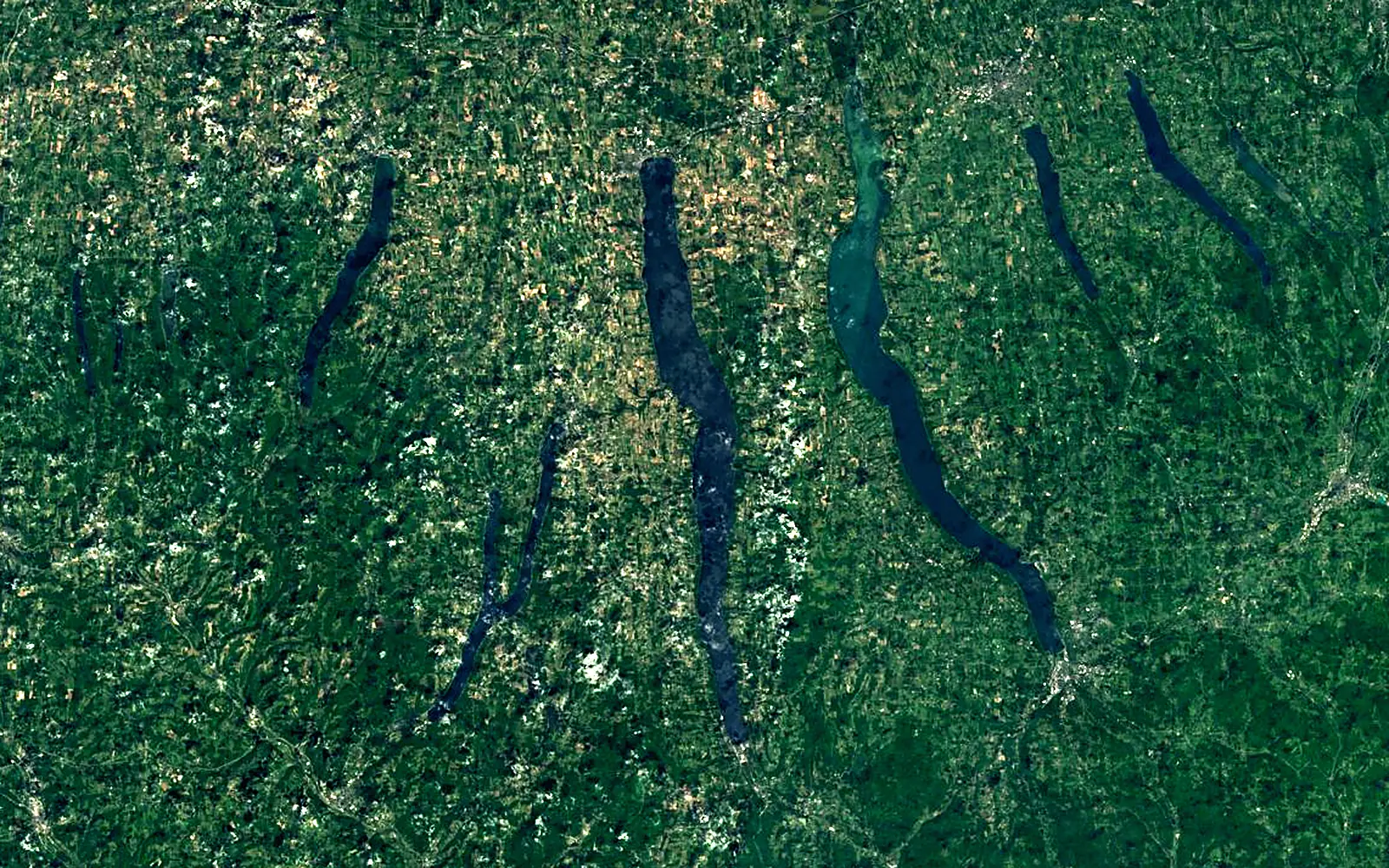 Seneca Lake seen from space (Sentinel-2)