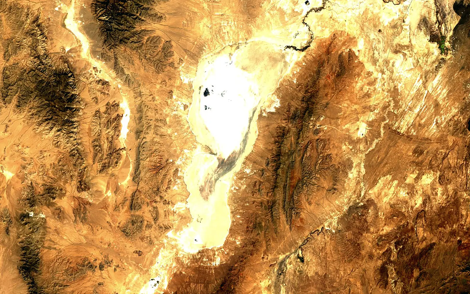 Sevier Lake seen from space (Sentinel-2)
