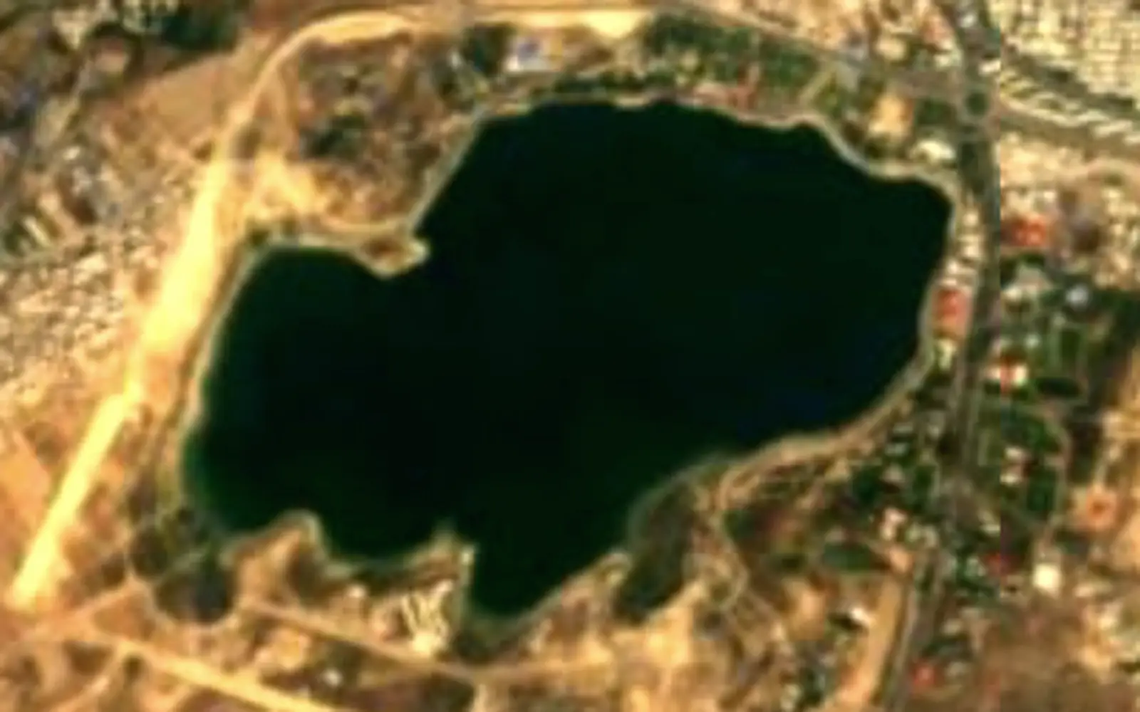 Shorabil Lake seen from space (Sentinel-2)