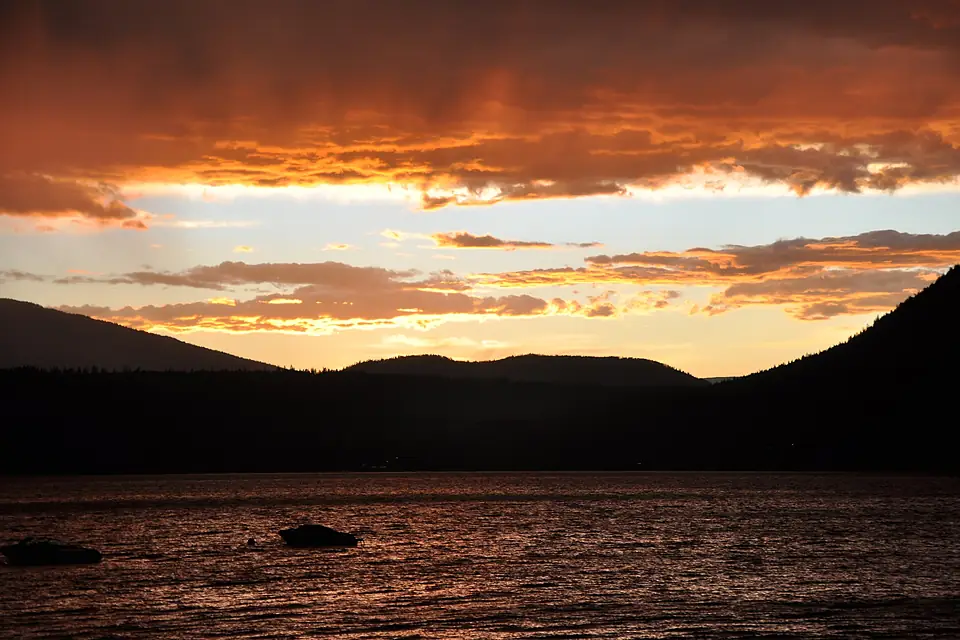 Canoe beach sunset