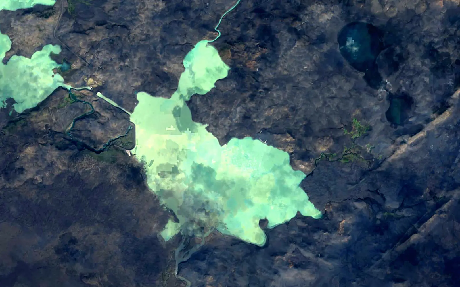 Sigöldulón seen from space (Sentinel-2)