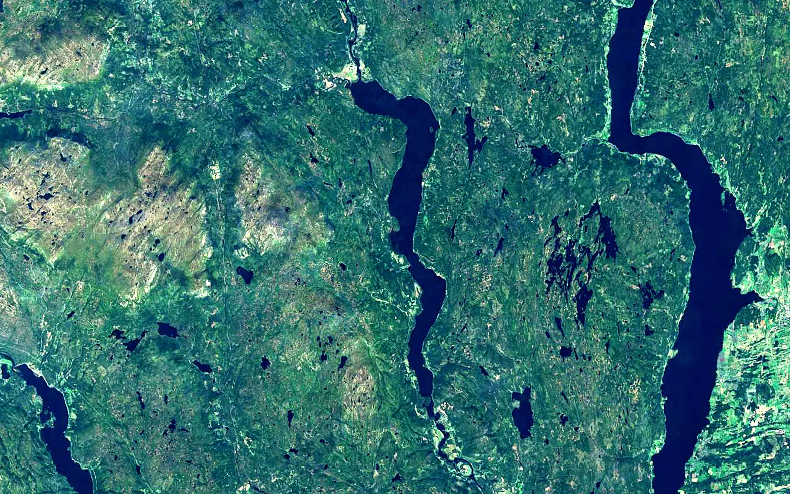 Sperillen seen from space (Sentinel-2)
