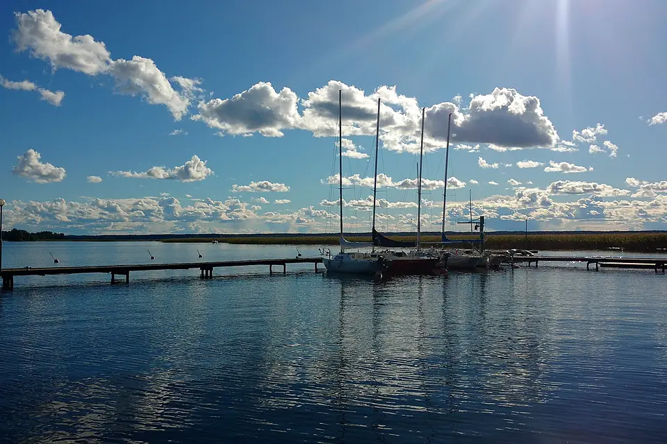 Storsjön, Sandviken - Pier near bångs