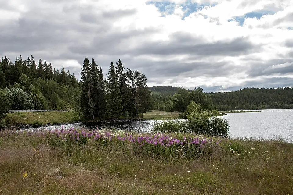 Storuman sjö vid Slussfors