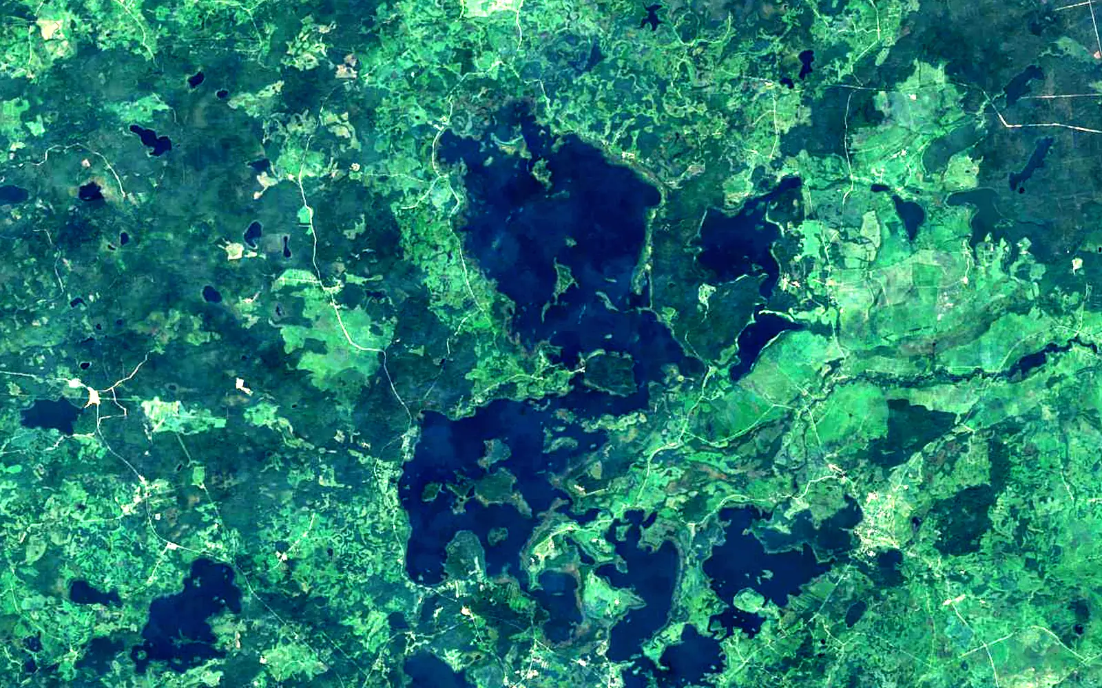 Strusta seen from space (Sentinel-2)