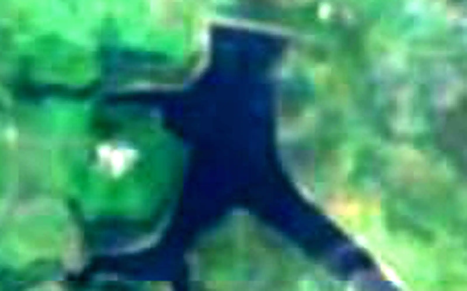 Sulby Reservoir seen from space (Sentinel-2)