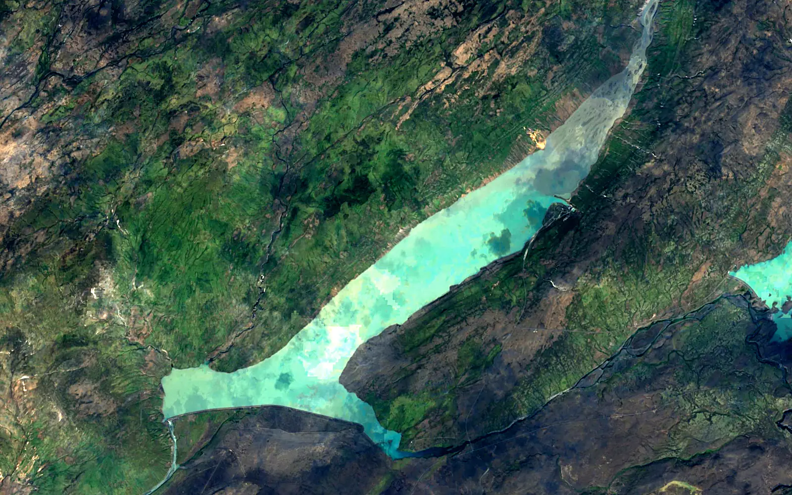 Sultartangalón seen from space (Sentinel-2)