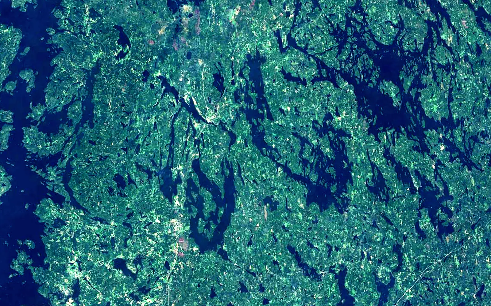 Suontee seen from space (Sentinel-2)