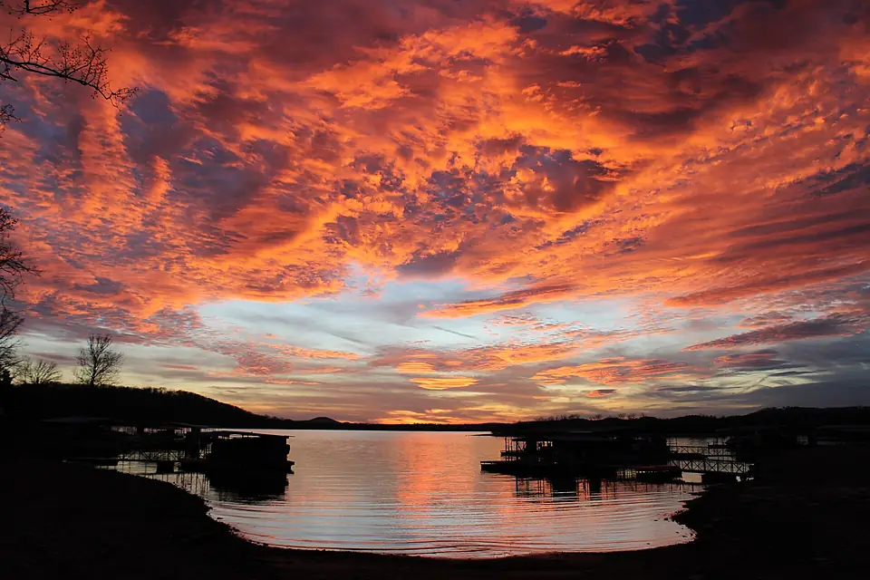 Sunset at Table Rock Lake, Ozarks, Missouri