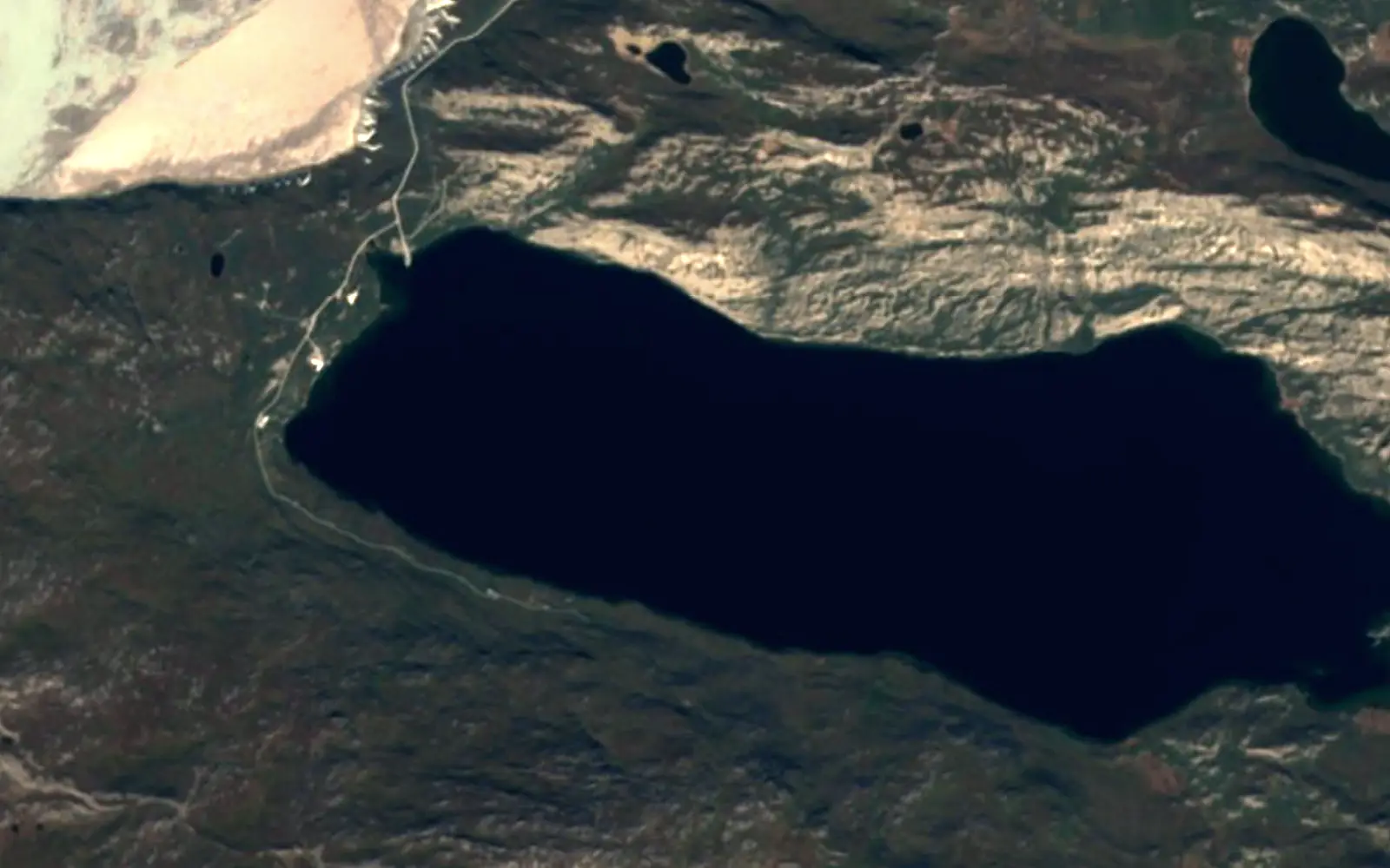 Tasersuatsiaq seen from space (Sentinel-2)