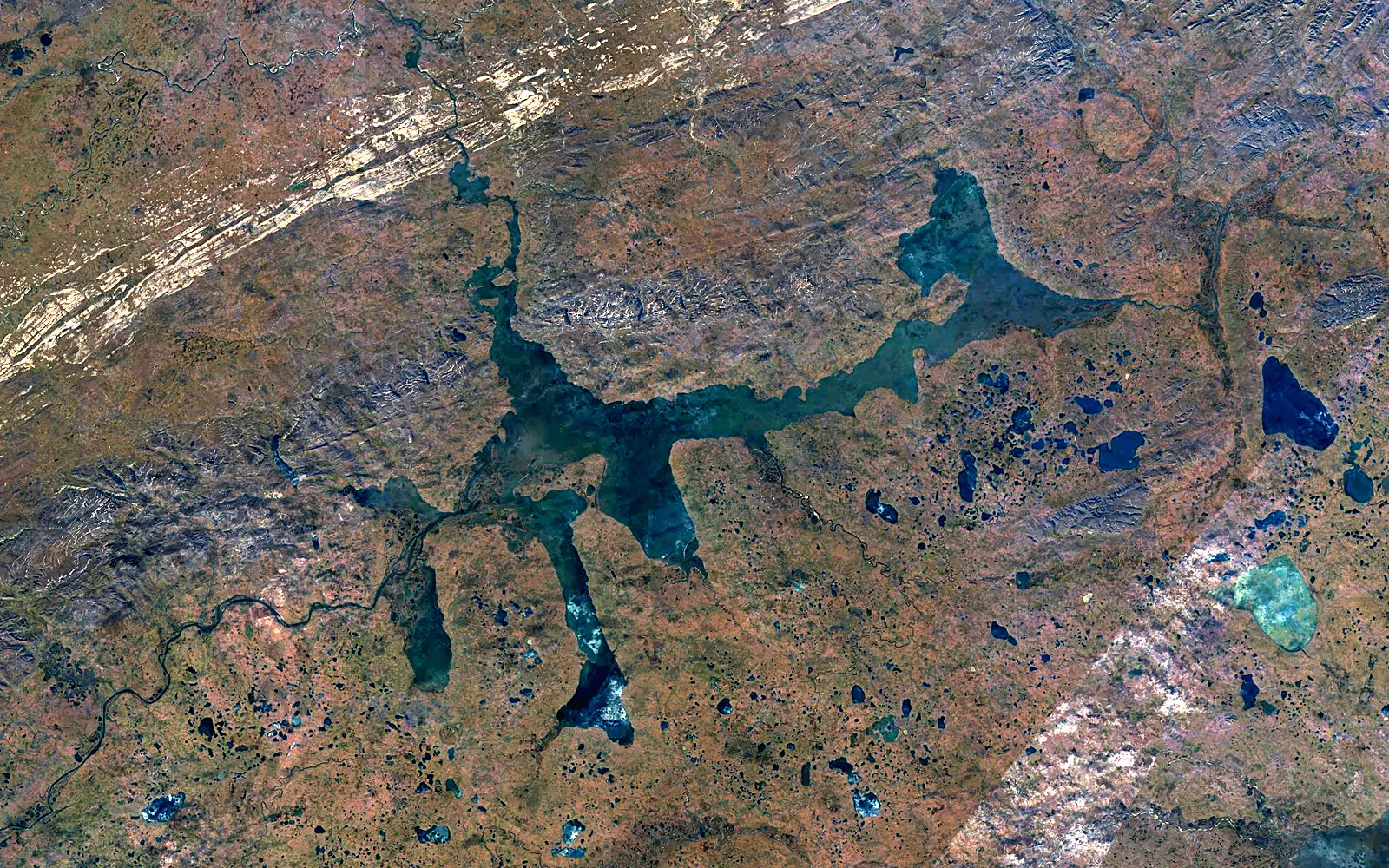 Taymyr seen from space (Sentinel-2)