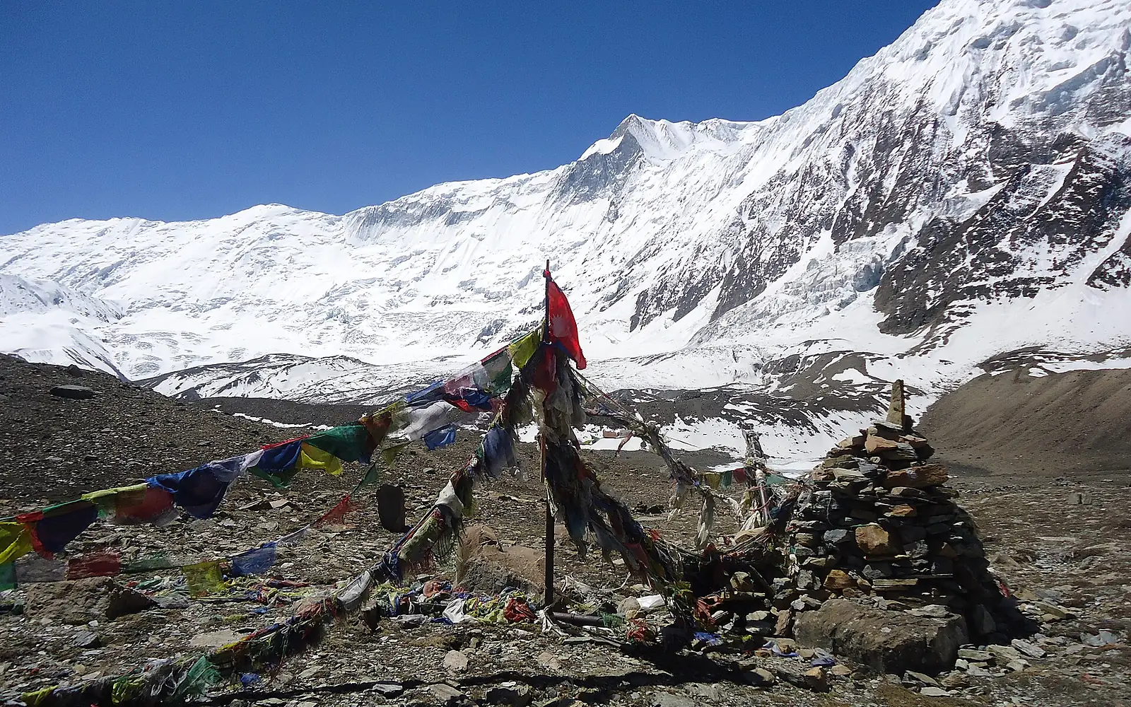 At tilicho lake
