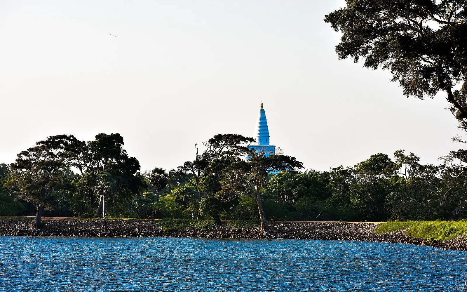 Thisa lake and Ruwanwelisaya
