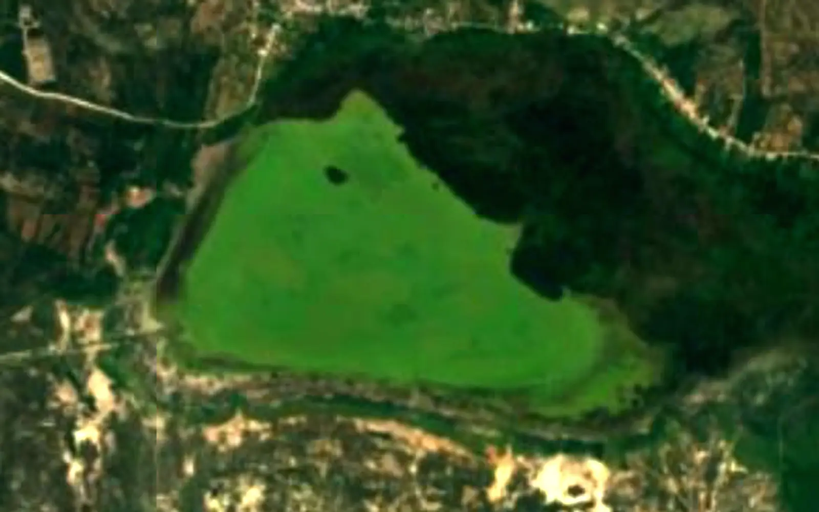 Trou Caïman seen from space (Sentinel-2)