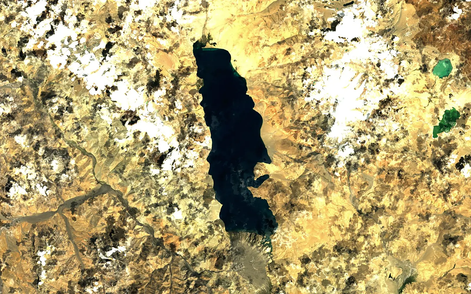 Tso Moriri seen from space (Sentinel-2)