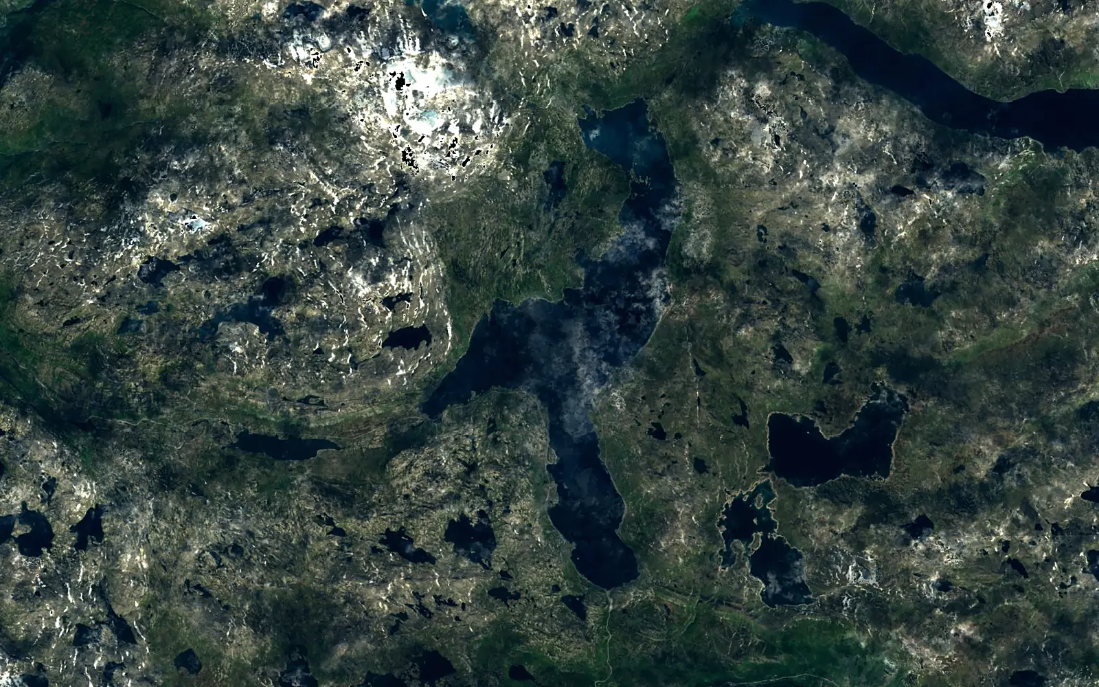 Tyin seen from space (Sentinel-2)