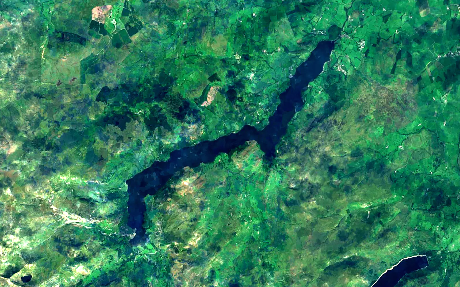 Ullswater seen from space (Sentinel-2)