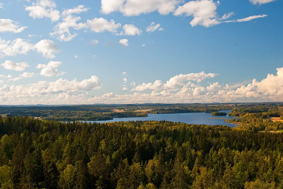 Hattulanselkä from Aulanko tower