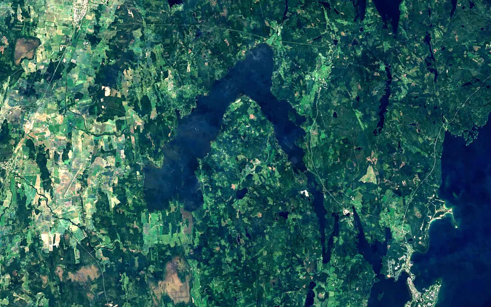 Viken seen from space (Sentinel-2)