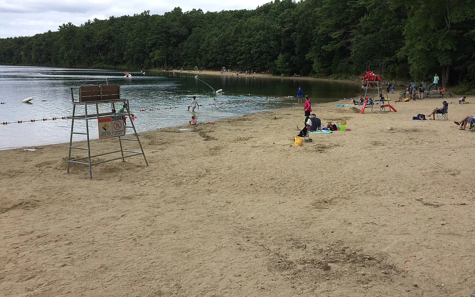 Beach at Walden Pond