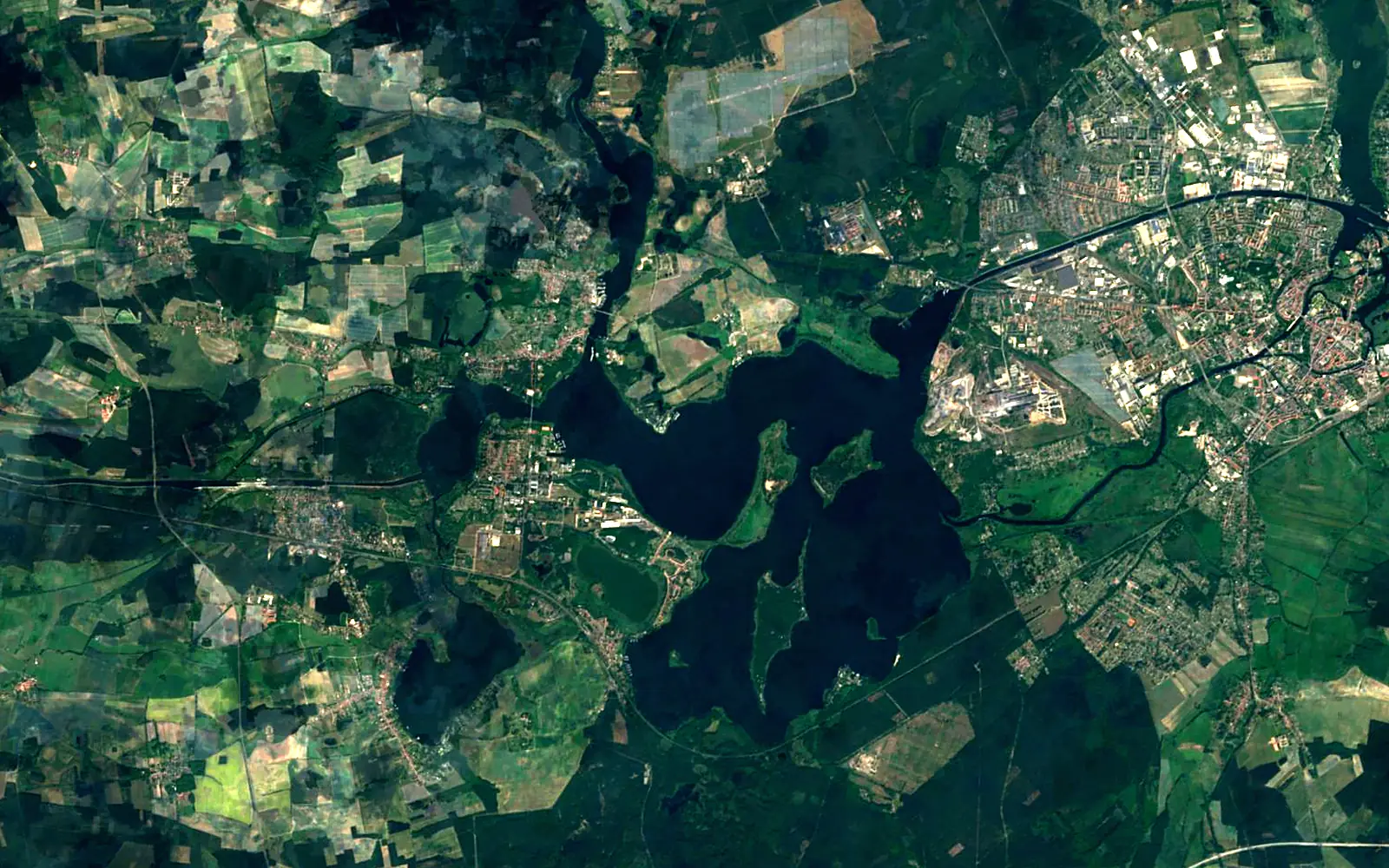 Wendsee seen from space (Sentinel-2)