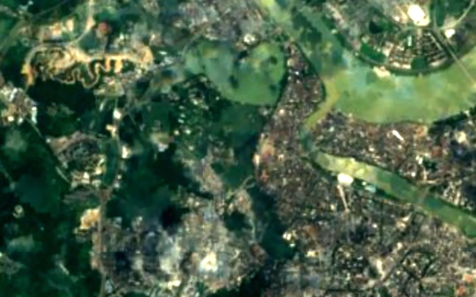 West Lake seen from space (Sentinel-2)