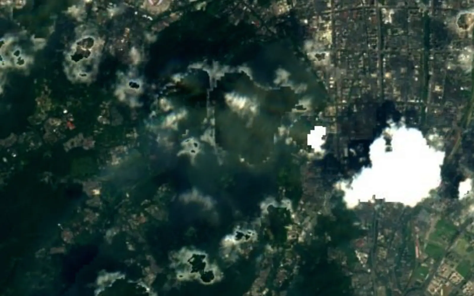West Lake seen from space (Sentinel-2)