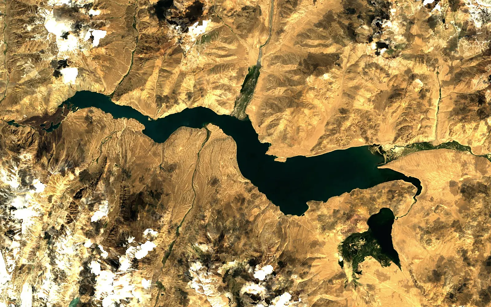 Yashikul seen from space (Sentinel-2)