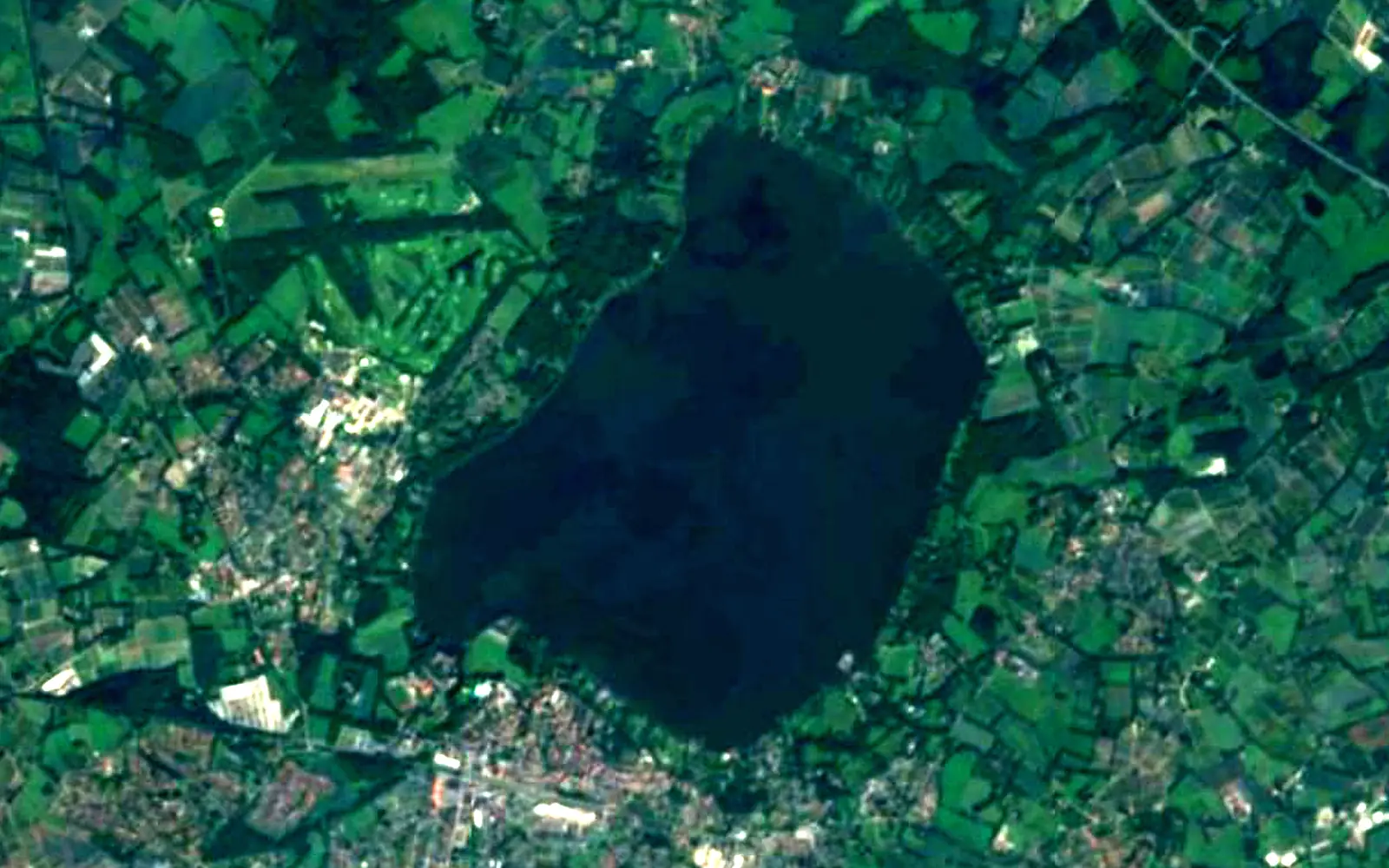 Zwischenahner Meer seen from space (Sentinel-2)